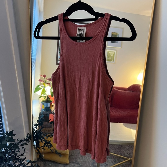 Free People Long Beach Tank - Salmon - Picture 2 of 5